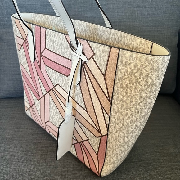 NWT MICHAEL KORS SINCLAIR LARGE EW CRAB TOTE HANDBAG - Picture 4 of 11